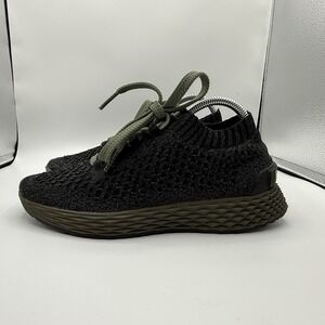 NoBull Knit Runner Mens 7 Women's 8.5 Black Diamond Running Shoes Sneakers Lace